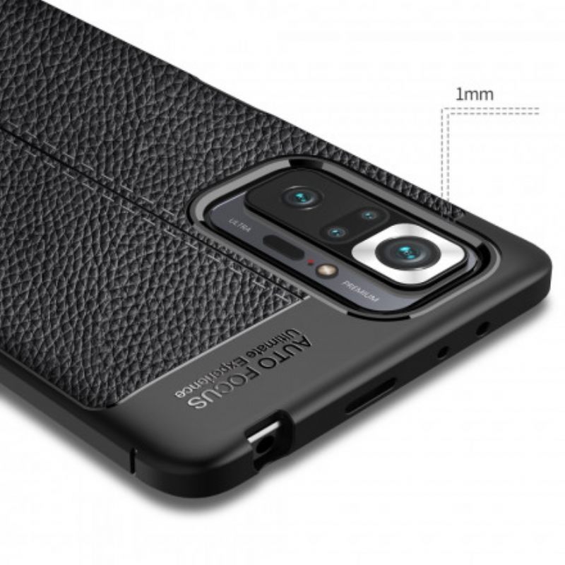 Θήκη Xiaomi Redmi Note 10 Pro Leather Effect Litchi Διπλή Σειρά