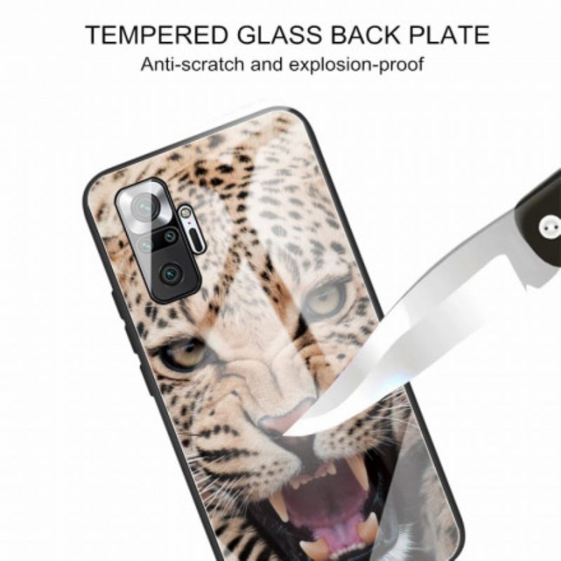 Θήκη Xiaomi Redmi Note 10 Pro Leopard Tempered Glass