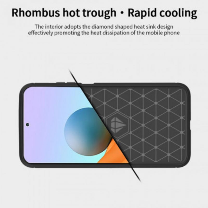 Θήκη Xiaomi Redmi Note 10 Pro Mofi Brushed Carbon Fiber