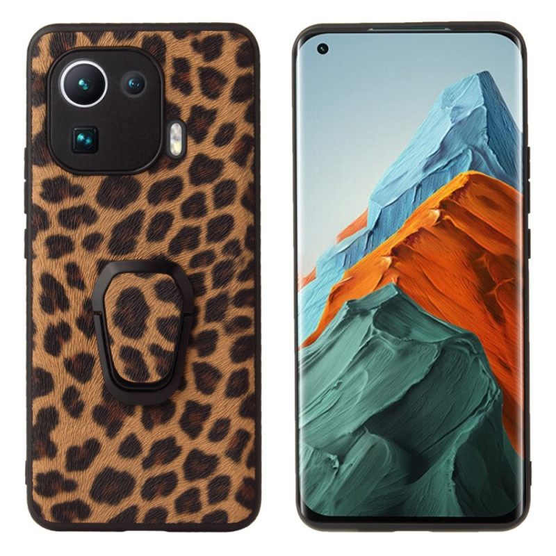 θηκη κινητου Xiaomi Mi 11 Pro Δαχτυλίδι Leopard Style-support