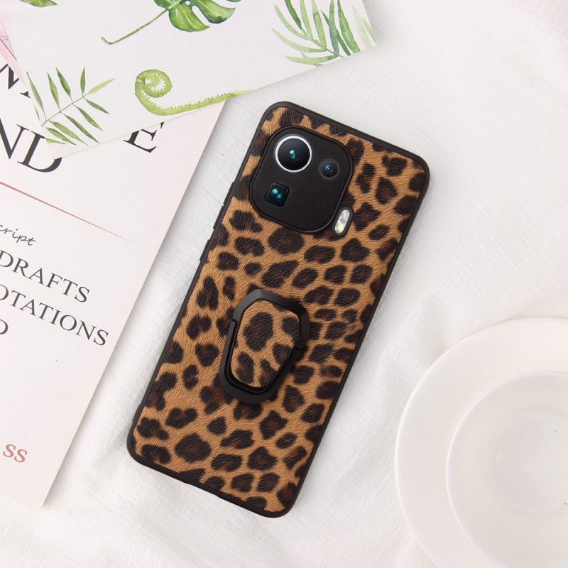 θηκη κινητου Xiaomi Mi 11 Pro Δαχτυλίδι Leopard Style-support