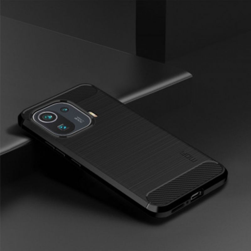 θηκη κινητου Xiaomi Mi 11 Pro Mofi Brushed Carbon Fiber