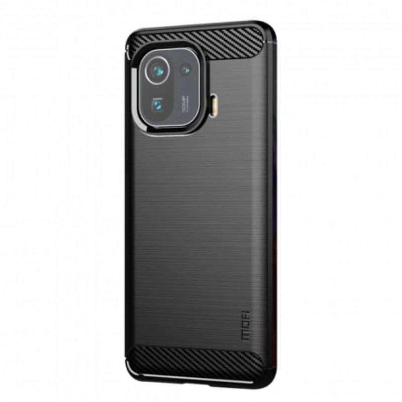 θηκη κινητου Xiaomi Mi 11 Pro Mofi Brushed Carbon Fiber