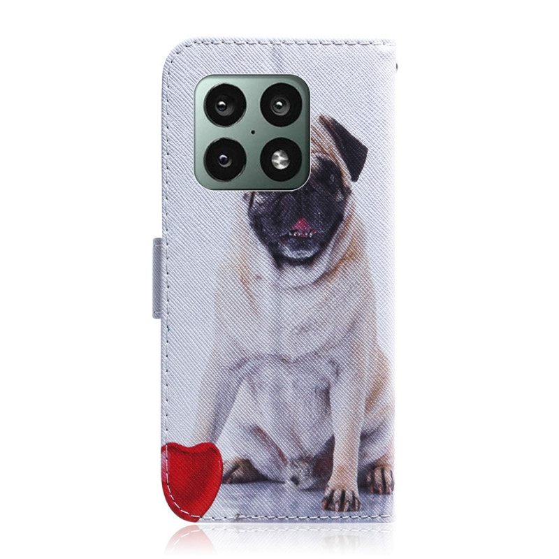 δερματινη θηκη OnePlus 10 Pro 5G Pug Dog