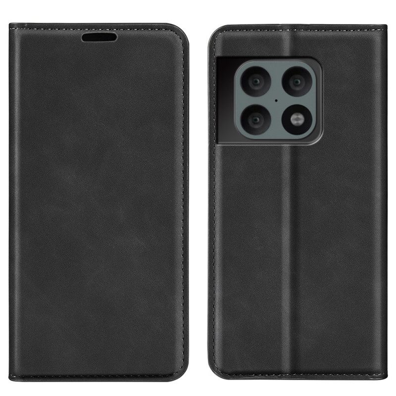 θηκη κινητου OnePlus 10 Pro 5G Θήκη Flip Εφέ Silk Soft Leather