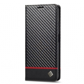 θηκη κινητου Poco X5 5G Θήκη Flip Carbon Fiber Lc.imeeke