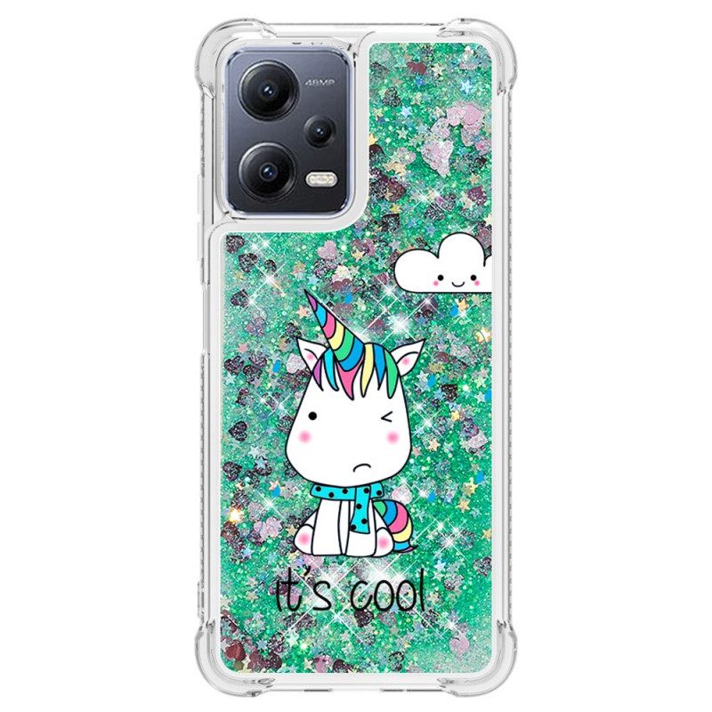 Θήκη Poco X5 5G Glitter Unicorns