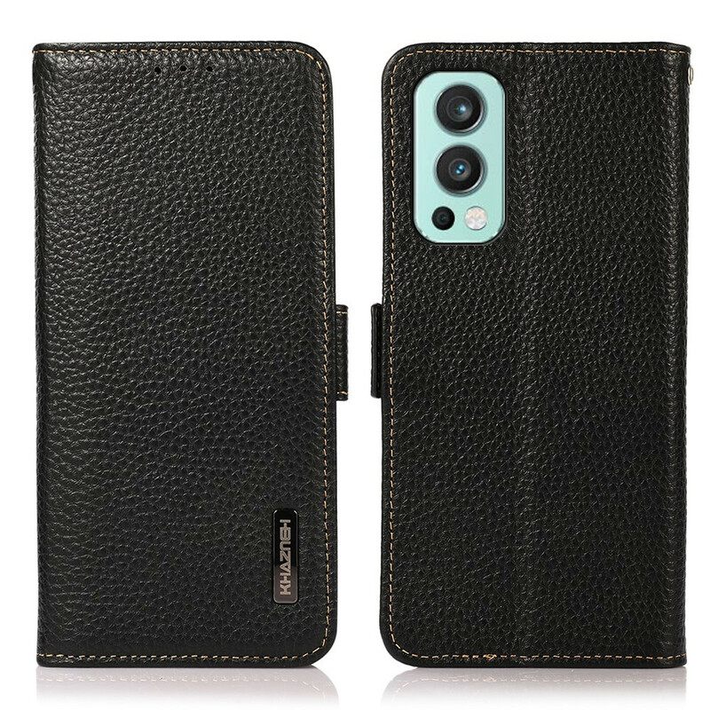 Κάλυμμα OnePlus Nord 2 5G Khazneh Lychee Leather