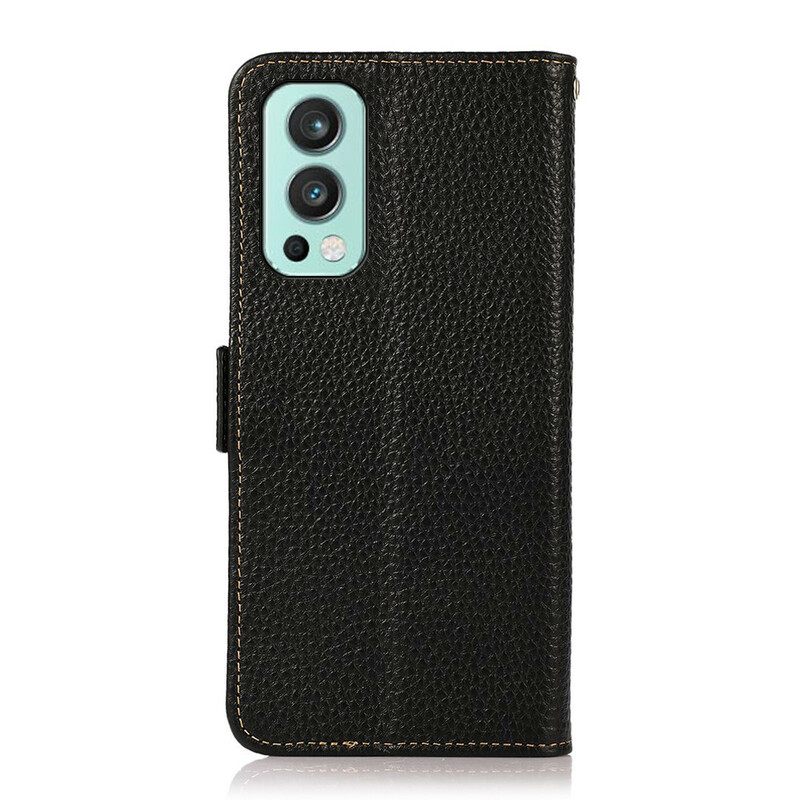 Κάλυμμα OnePlus Nord 2 5G Khazneh Lychee Leather