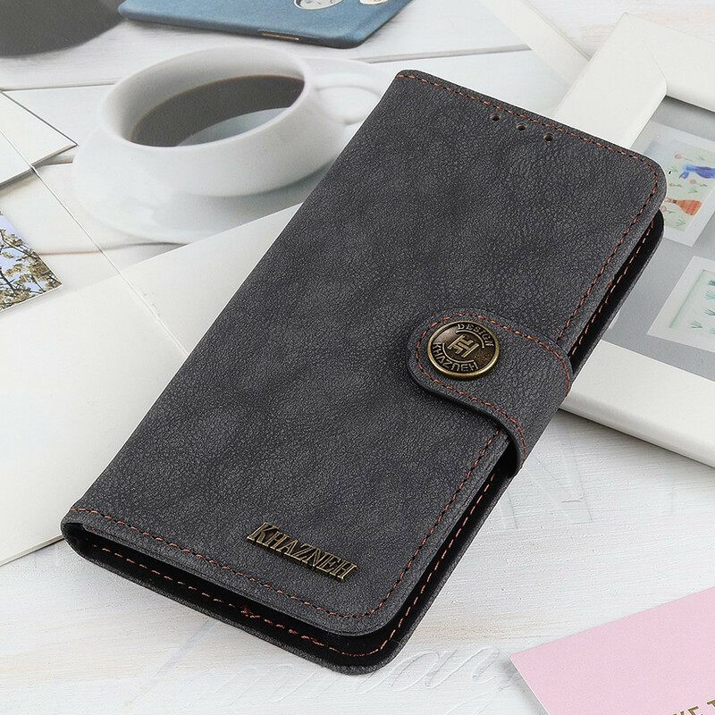 Κάλυμμα OnePlus Nord 2 5G Khazneh Retro Split Faux Leather