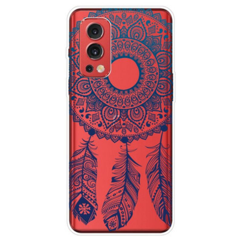 θηκη κινητου OnePlus Nord 2 5G Διαφανή Dream Catcher Blue Feathers