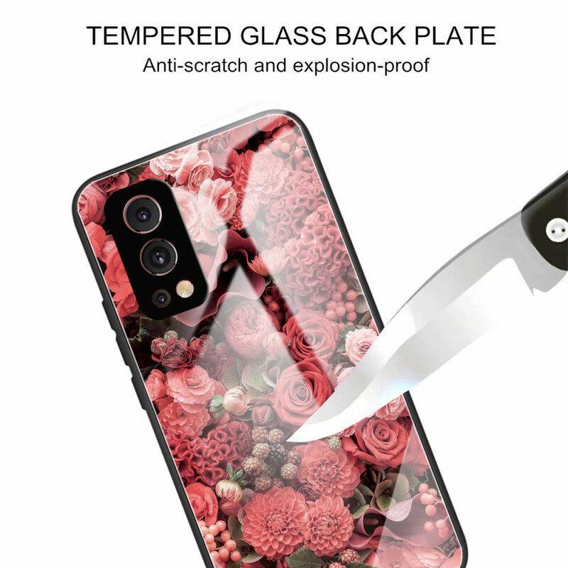 Θήκη OnePlus Nord 2 5G Rose Flowers Tempered Glass