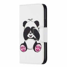 δερματινη θηκη iPhone 11 Pro Panda Fun