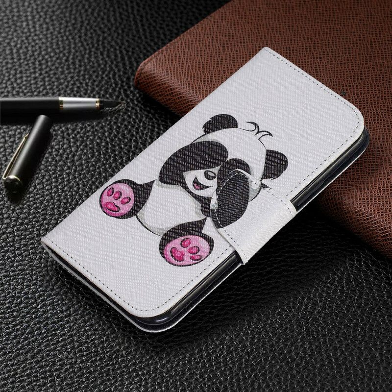 δερματινη θηκη iPhone 11 Pro Panda Fun