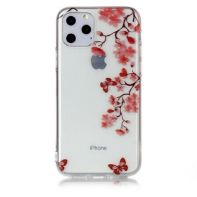 Θήκη iPhone 11 Pro Διαφανές Κλαδί Με Πεταλούδες