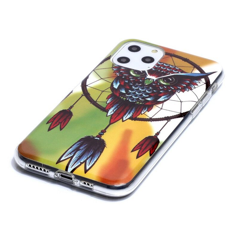 Θήκη iPhone 11 Pro Fluorescent Dream Catcher Κουκουβάγιας