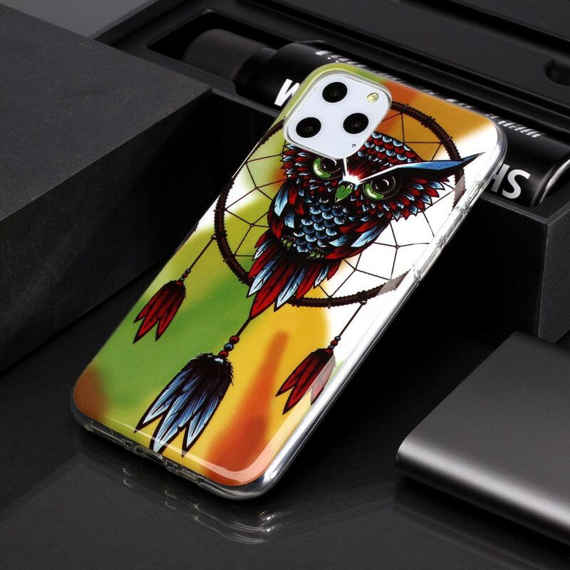 Θήκη iPhone 11 Pro Fluorescent Dream Catcher Κουκουβάγιας