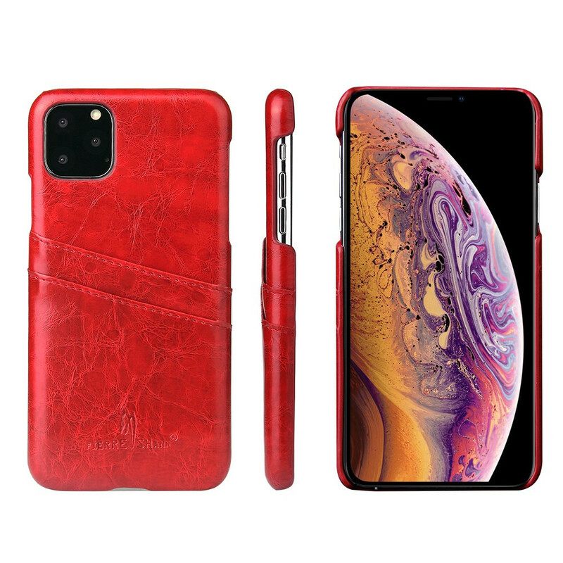 Θήκη iPhone 11 Pro Κάτοχος Κάρτας Fierre Shann