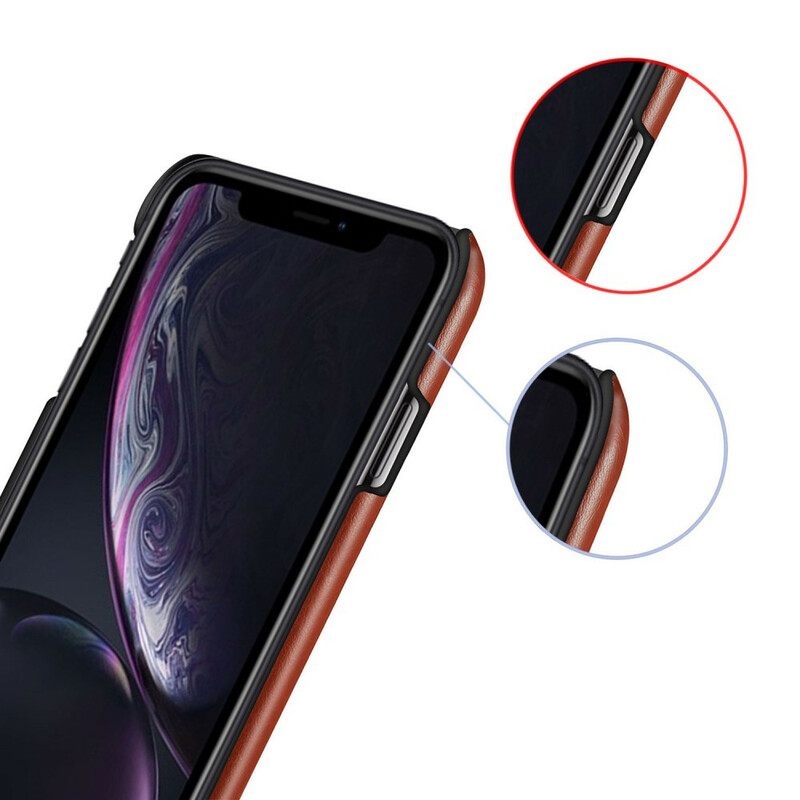 Θήκη iPhone 11 Pro Ksq Δίχρωμο Δερμάτινο Εφέ