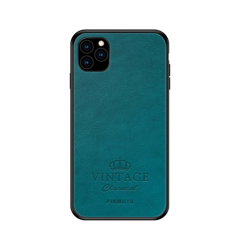 Θήκη iPhone 11 Pro Vintage Δερμάτινο Εφέ Pinwuyo