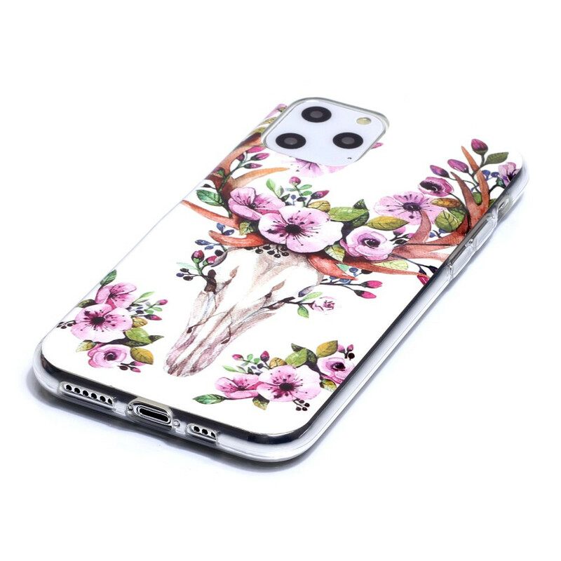 θηκη κινητου iPhone 11 Pro Φθορίζουσα Floral Elk