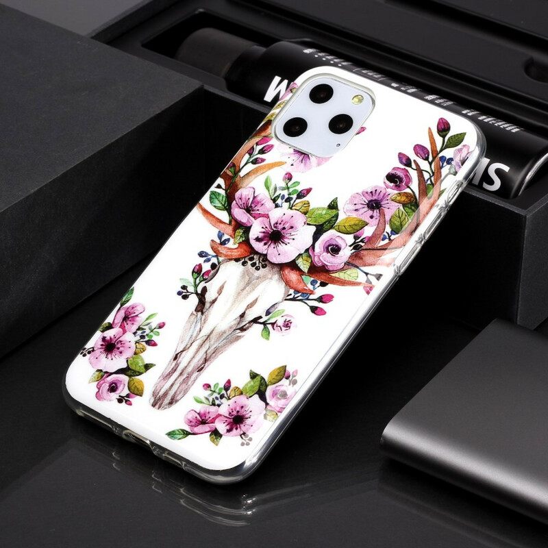 θηκη κινητου iPhone 11 Pro Φθορίζουσα Floral Elk