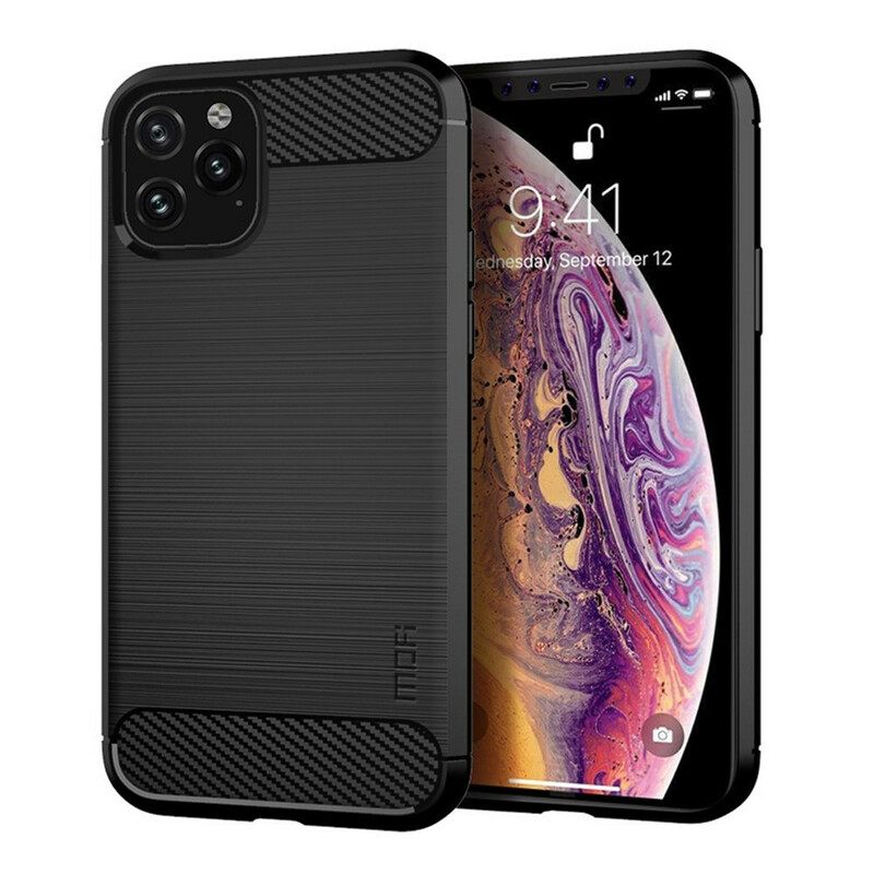 θηκη κινητου iPhone 11 Pro Mofi Brushed Carbon Fiber