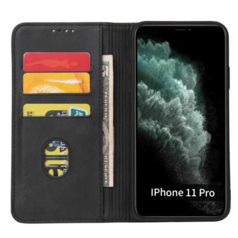 θηκη κινητου iPhone 11 Pro Θήκη Flip Δερμάτινο Εφέ Business Style Plus