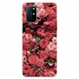 Θήκη OnePlus 8T Έντονα Λουλούδια