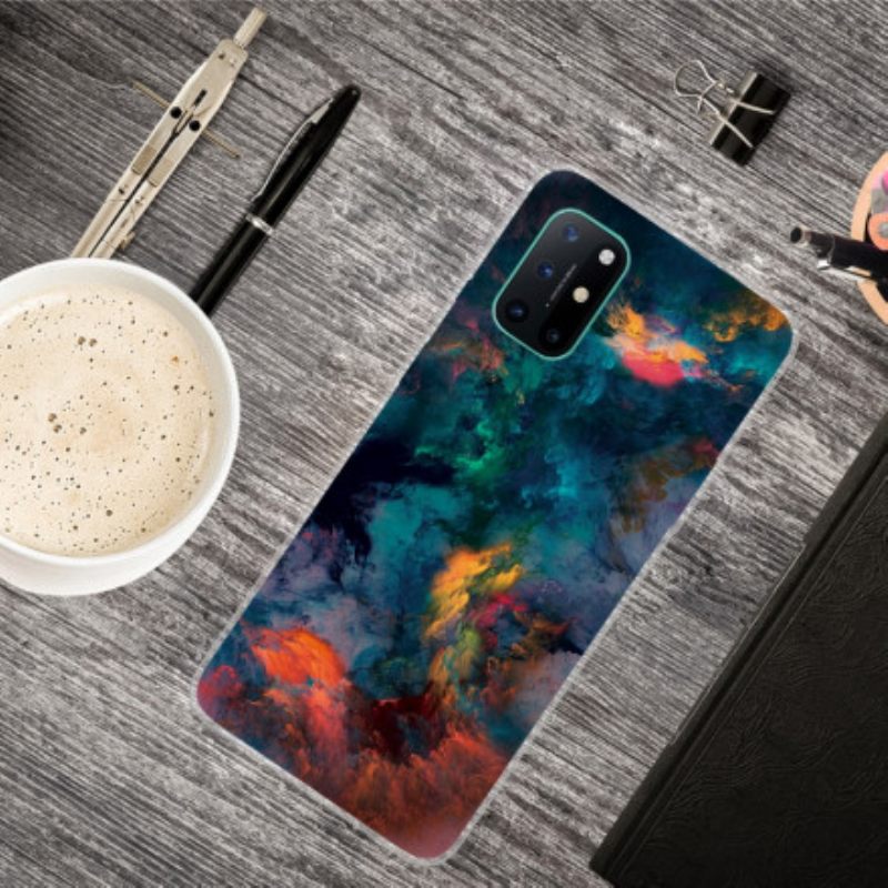 Θήκη OnePlus 8T Πολύχρωμα Σύννεφα