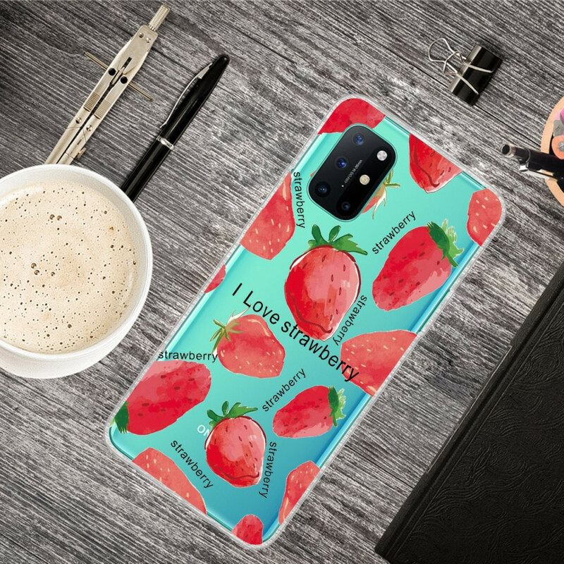 Θήκη OnePlus 8T Strawberry / I Love Strawberry