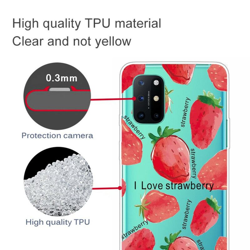 Θήκη OnePlus 8T Strawberry / I Love Strawberry