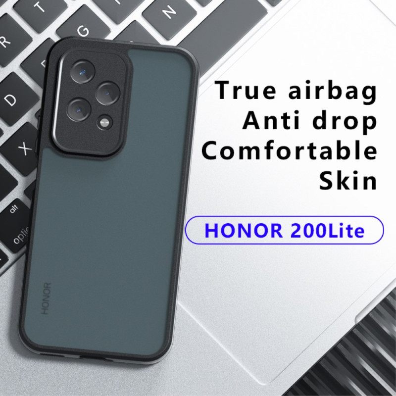 Κάλυμμα Honor 200 Lite Διαφανές Μαύρο Σιλικόνης