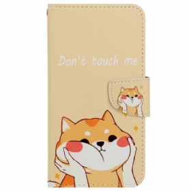 Κάλυμμα Samsung Galaxy A13 με κορδονι Cat Don't Touch Me With Strap