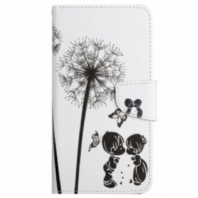 Κάλυμμα Samsung Galaxy A13 με κορδονι Lanyard Dandelions