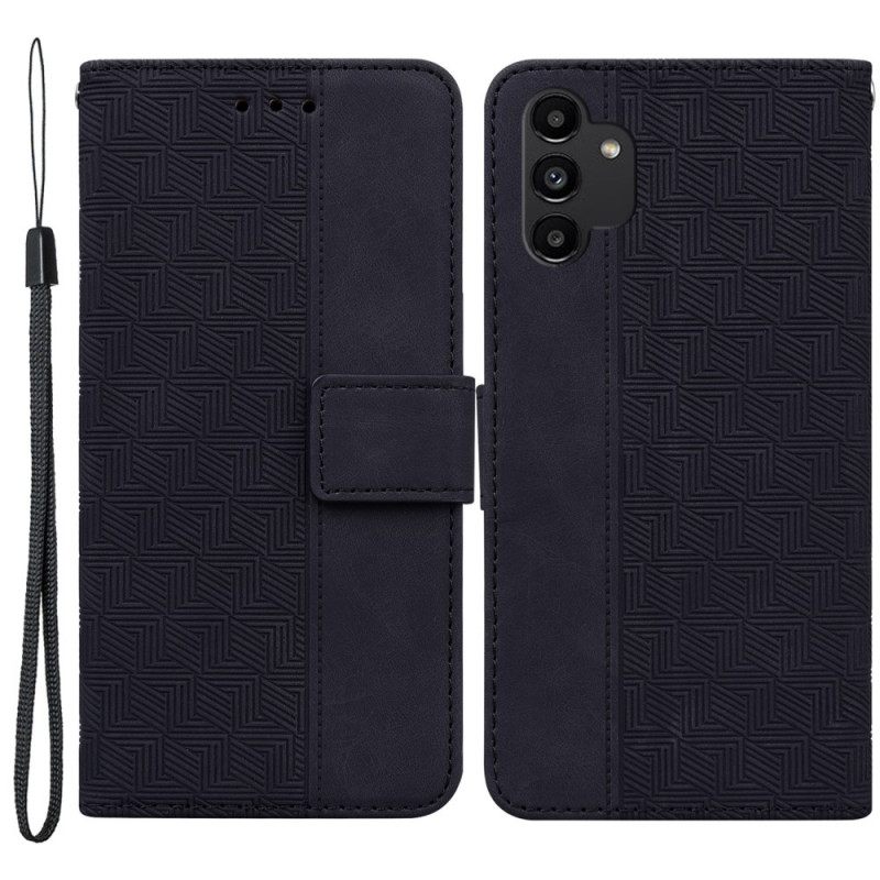 Κάλυμμα Samsung Galaxy A13 με κορδονι Strappy Pattern