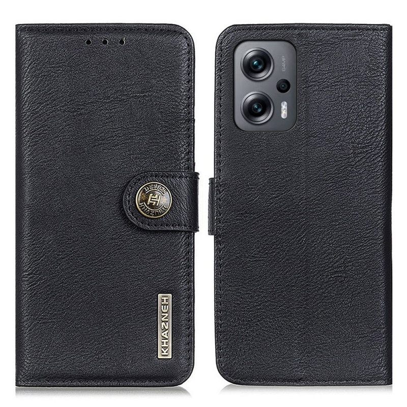 Κάλυμμα Poco X4 GT Faux Leather Retro Khazneh