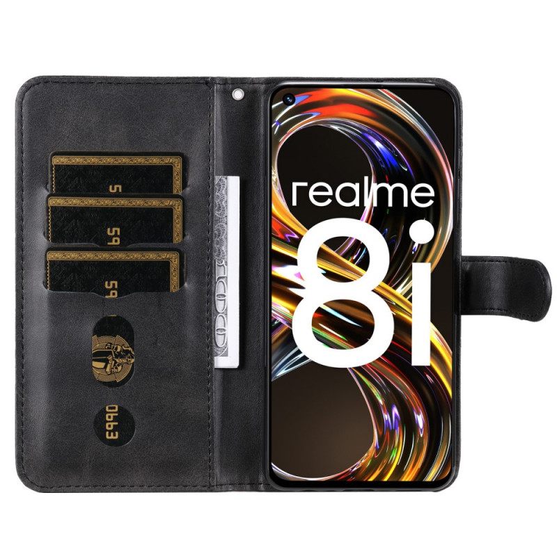 Κάλυμμα Realme 8i Vintage Τσαντάκι Νομισμάτων