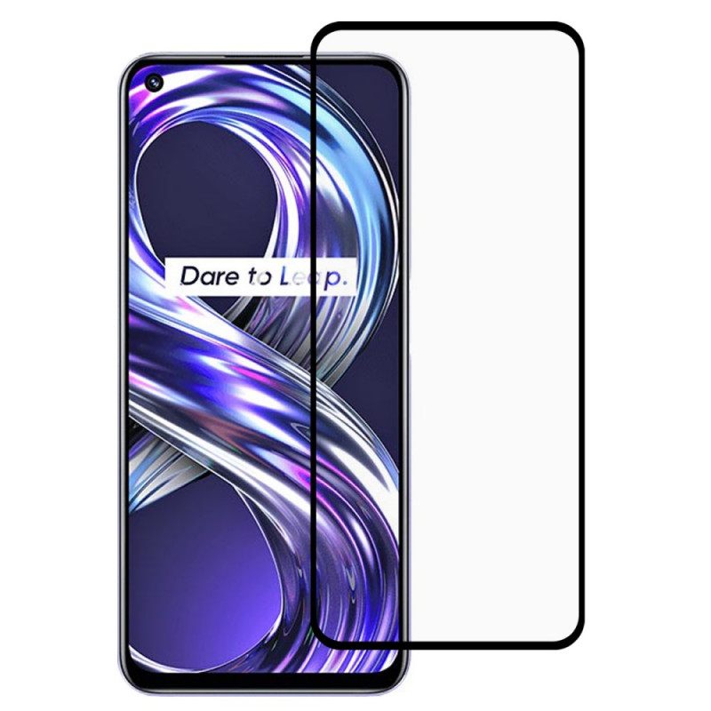 Προστατευτικό Οθόνης Realme 8I Black Edge Tempered Glass