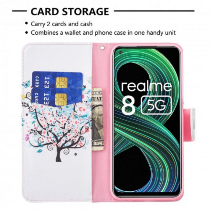 Κάλυμμα Realme 8 5G Ανθισμένο Δέντρο