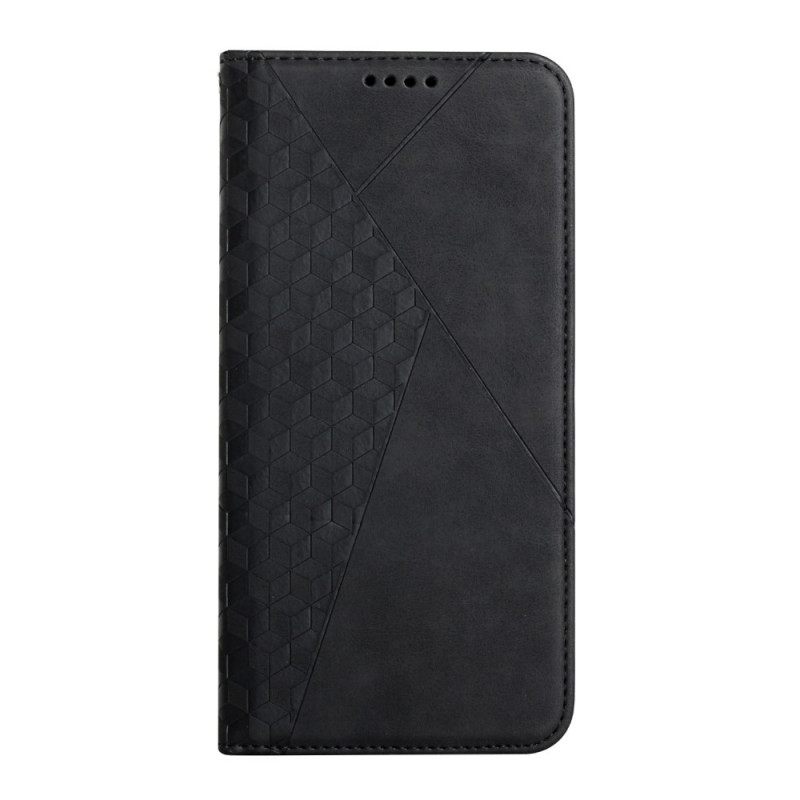 θηκη κινητου Realme 8 5G Θήκη Flip Εφέ Geo Leather