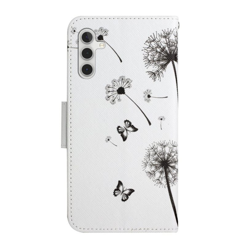 Κάλυμμα Samsung Galaxy A34 5G Dandelions Love With Lanyard