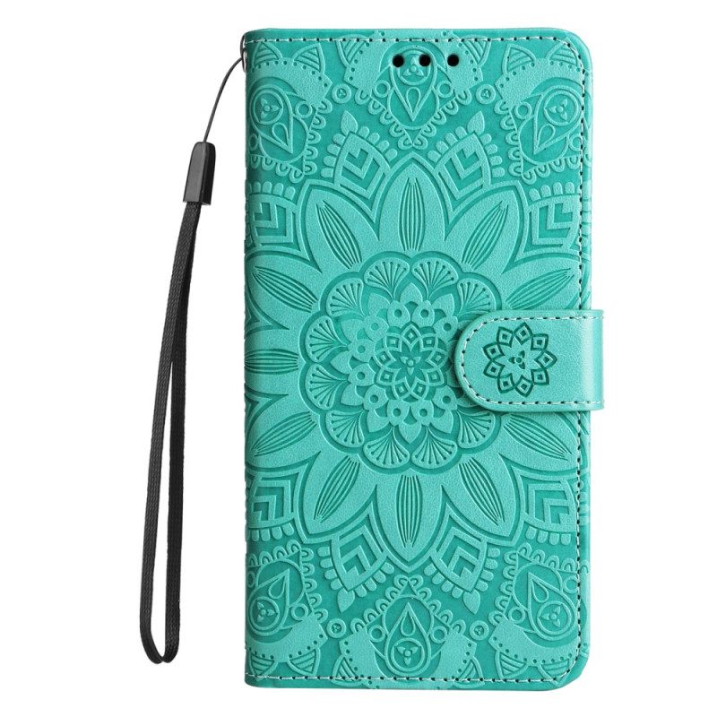 Κάλυμμα Samsung Galaxy A34 5G Mandala Sun Με Κορδόνι