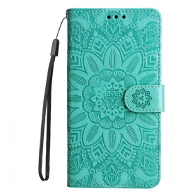 Κάλυμμα Samsung Galaxy A34 5G Mandala Sun Με Κορδόνι