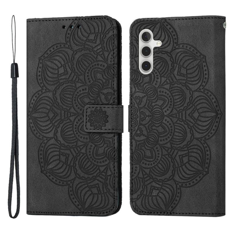 Κάλυμμα Samsung Galaxy A34 5G με κορδονι Διακριτική Strappy Mandala