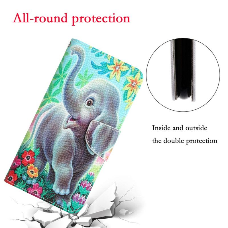 Κάλυμμα Samsung Galaxy A34 5G με κορδονι Happy Elephant In Thong