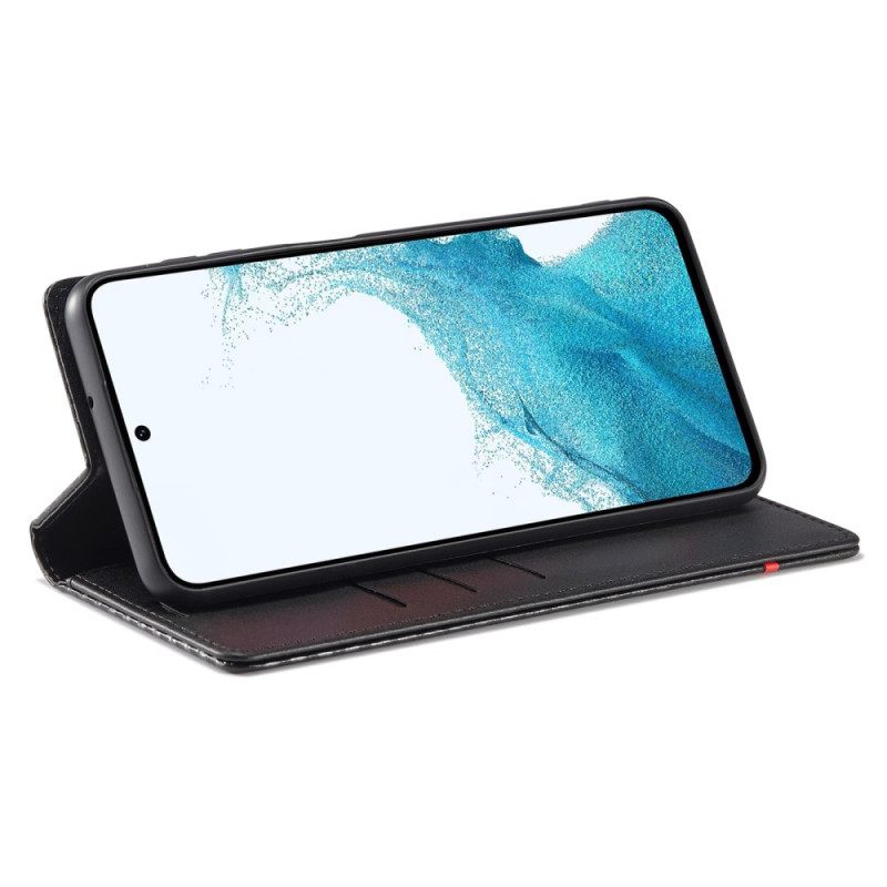 θηκη κινητου Samsung Galaxy A34 5G Θήκη Flip Carbon Fiber Lc.imeeke