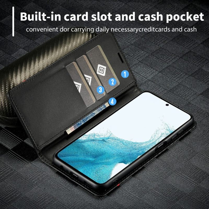 θηκη κινητου Samsung Galaxy A34 5G Θήκη Flip Carbon Fiber Lc.imeeke