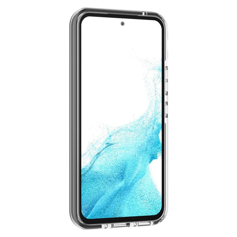 Θήκη Samsung Galaxy A34 5G Διαφανείς Χρωματιστές Άκρες