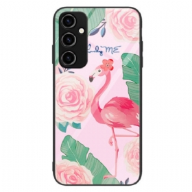 Θήκη Samsung Galaxy A34 5G Flamingo Tempered Glass
